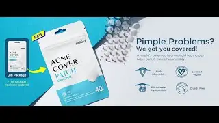 Avarelle Pimple Patches 40 Count Hydro colloid Acne Cover Patches & Acne Clearing Device