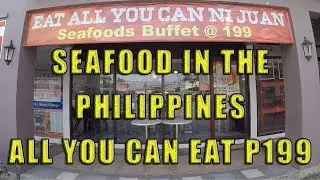 Seafood In The Philippines, all you can eat P199.00