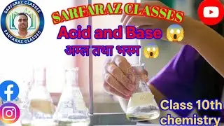 Class 10th chemistry. Acid and Base 😱 ⚠️ The Secret Chemical War Happening in Your Kitchen Right Now