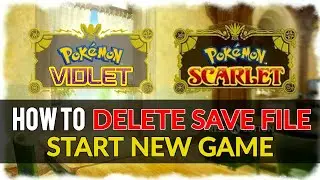 Как удалить файл сохранения в Pokemon Scarlet и Pokemon Violet
