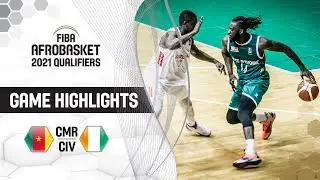 Cameroon v Cote d'Ivoire - Highlights - FIBA AfroBasket 2021 - Qualifiers