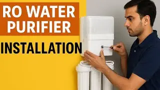 घर पर RO INSTALLATION 🔧 RO Water Purifier &ndash; Making / Installation Process #brick  # making #process 