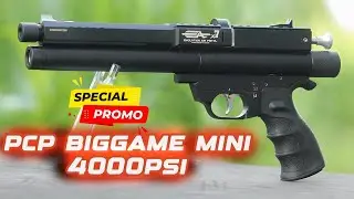 PROMO PCP MINI PISTOL TERBARU!!! PCP BIG GAME MINI EVOLUTION 4000PSI PCP BIG GAME TERBARU 2025