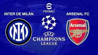EFOOTBALL 2026 MOBILE - CHAMPIONS LEAGUE 25/26 - INTER DE MILÁN vs. ARSENAL | GAMEPLAY [60 FPS]