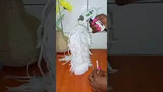 artificial feather #diy #wallhangingcraftdecor #craft #craftdecoration