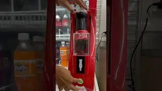 This COKE Machine is Amazing! Turns Coke to Slushy #shorts