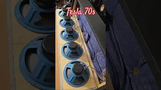 70s Vintage TESLA FULLRANGE SPEAKER BOX Sound Test - TESLA ARO 666 - 667 SPEAKERS