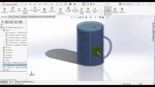 SOLIDWORKS Animation - A cup being filled with water (Liquid Effect)