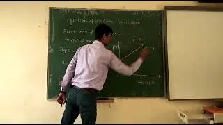 First Equation of Motion by Graphical Method.
