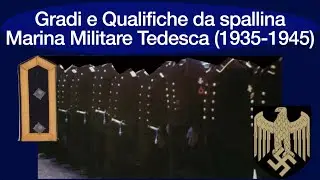 Gradi e Qualifiche Marina Militare Tedesca (1935-1945) - Spallina