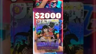 We pulled a $2000 One Piece Card - I CALLED IT! #onepiecetcg #onepiece #luffy