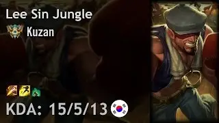 Lee Sin Jungle vs Hecarim - Kuzan - KR Challenger Patch 6.19
