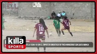 FUTBOL FEMENINO SE COMPLET&Oacute; LA FECHA 10 CON EL EMPATE EN ANGASTACO DE FINCA MONSERRAT CON S.T MONICA