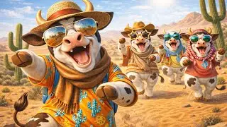 FUNNY COW DANCE 🐄| COW SONG  _ COW VIDEOS | DANCING COW | ANIMAL SOUND