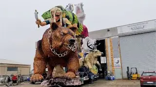 Cento Carnevale d'Europa: il lavoro dei carristi anche nelle feste
