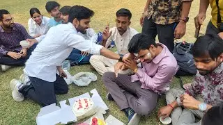 CR. Rahul's🎂Birthday Celebration M.A. Mass Media Journalism Students Jamiamilliaislamia @anshubaudh7