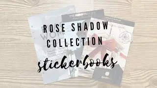 New Sticker Books by Rose Shadow Collection | Luxury Stickers | Flipthrough | Just Joia
