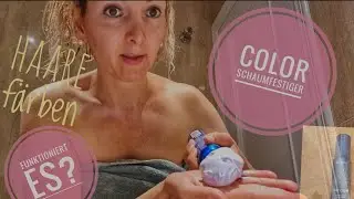 Mit Color Schaumfestiger Haare f&auml;rben | Goldwell | blond| geht es schief? Nuance heller?