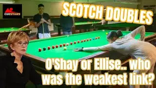 SIBLINGS SCOTCH DOUBLES 81 - Who is the weakest link.. Cuestars player O'Shay or Eillise Scott ? 🤔