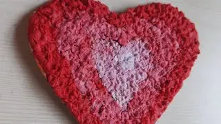 DIY Texture Art Making💫 Heart shape texture art making💗 #diycrafts #diy #textureart  #making #paper 