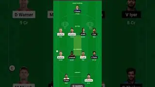 Dream11 Team DC vs KOL #dream11 #csk #ipl #kol Tata ipl dream11 prediction