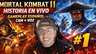 MORTAL KOMBAT 11 HISTORIA EN VIVO 🔥 | Gameplay Español con CÁMARA y VOZ | MK11 #1