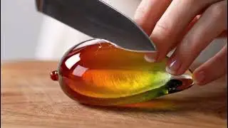 Perfect Mango Cuts ASMR 🥭 | Zen Knife Sounds
