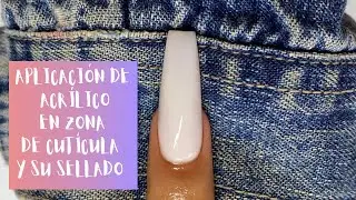 CLASE| APLICACIÓN DE ACRÍLICO EN ZONA DE CUTÍCULA Y SU SELLADO