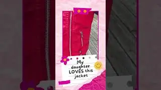 Cutest Ever Amazon Find LUCKFACE Girl's Biker Jacket Faux Leather Rivets Leather Motor Jacket