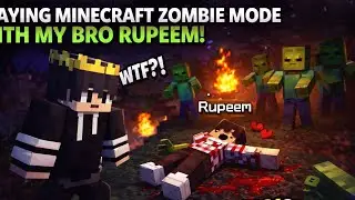 Today we jumped into Minecraft Lifeboat Server &ndash; Zombie Mode with my bro Rupeem 🧟&zwj;♂️🔥