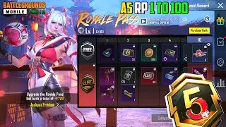 A5 ROYAL PASS 1 TO 100 RP REWARDS | BGMI A5 RP | A5 RP FREE UPDATE GUN | BGMI NEW UPDATE TAMIL