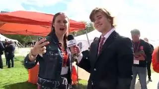 Chris Sacchi interviews Cuse fans at the Orange Central Tailgate | Syracuse Unpeeled
