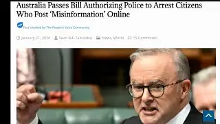 Australia Passes Bill Authorizing Police to Arrest Citizens They Hate him that Rebuketh in the Gate
