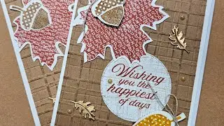 Сентябрь 2025 г. Альтернативное видео Paper Pumpkin №26 с участием Fall For Toile от Stampin'Up!