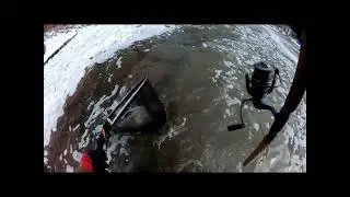 LAKE ONTARIO NY TRIBUTARY FISHING FIRST STEELHEAD OF 2026!