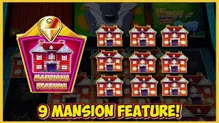 🏰9 MANSIONS 150X WIN! STUNNING Huff N' More Puff Slot Win on L&W   MASSIVE Bonus!🎰💰