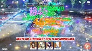 Dehya C0 Strongest DPS Team Showcase - Rainbow Team Destroy 4.4M Triple Maguu 3.6 Floor 12
