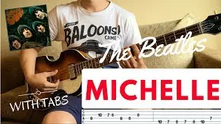 MICHELLE - The Beatles | BASS COVER WITH TAB | Höfner 500/1 CT |