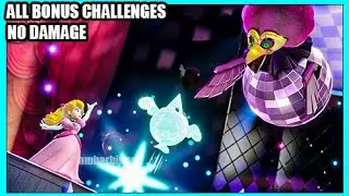 Princess Peach Showtime Darkle Boss Disco Wing No Damage All Challenges Walkthrough
