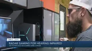 Radar gaming for hearing impaired