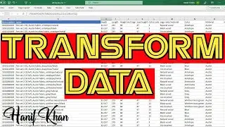 Transpose Data in Excel Like a Pro | Upwork Job |