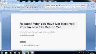 Main Reasons Why You Have Not Received Your Income Tax Refund Yet  | TDS Refund