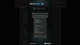 CSS text effect | Lighting wala CSS 