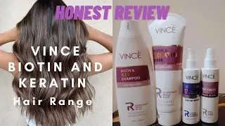 Vince hair care range | Regain leaven hair cream |biotin and keratin shampoo | hair mask | review !!