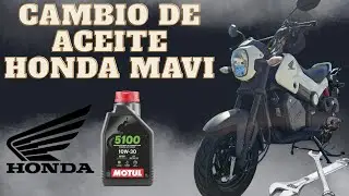 CAMBIO DE ACEITE - HONDA NAVI - ¿Como Cambiarlo?