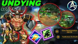 UNDYING DOTA 1 OFFLANE MIDAS + REFRESH CARREA LA TUMBA :v | REPLAY ATINAD