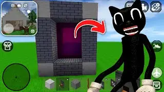 How to Make PORTAL to CARTOON CAT in MINI BLOCK CRAFT 3D