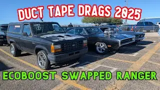 Ecoboost Swapped Ranger отправляется на драги с клейкой лентой 2025