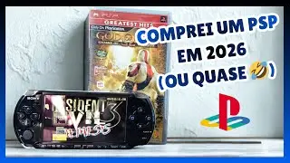 COMPREI UM PSP ZERADO EM 2026! PAGUEI BARATO ?