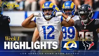 HIGHLIGHTS: Rams Top Plays In Week 1 Win vs. Texans: Nate Landman's Peanut Punch & More